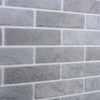 Панель ПВХ кирпич Графитовый 485х960 Панель ПВХ кирпич Графитовый 485х960