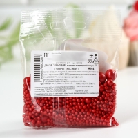 Посыпка кондитерская мягкая: красная, 50 г. Посыпка кондитерская мягкая: красная, 50 г.