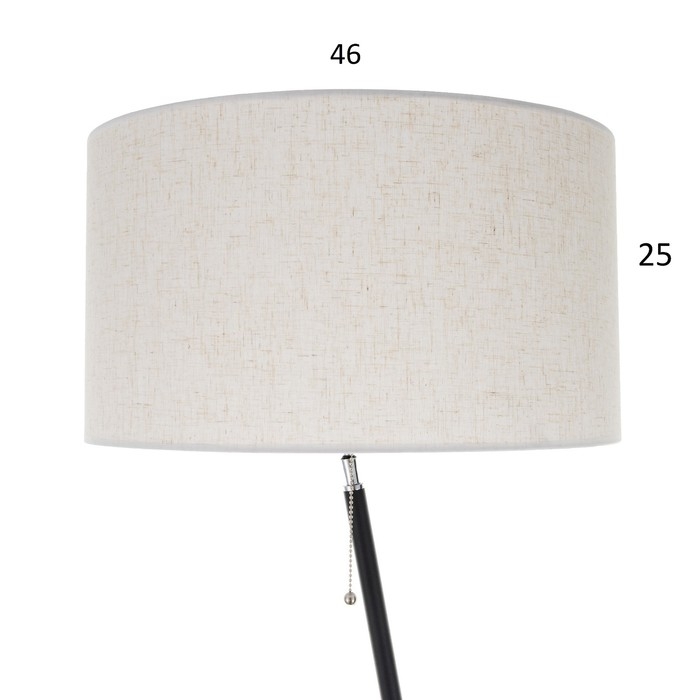 Торшер 19072/1 E27 40Вт черный 45х40х170 см