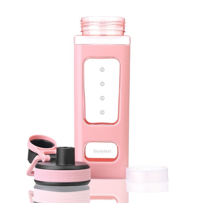 Бутылка для воды Бутылка для воды "Гава", 700 мл, 24 х7 см, розовая