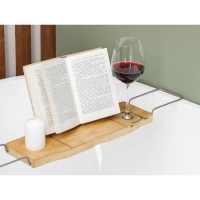 Полка для ванной SAVANNA SPA, 74-95&times;20,3&times;2,5 см, бамбук