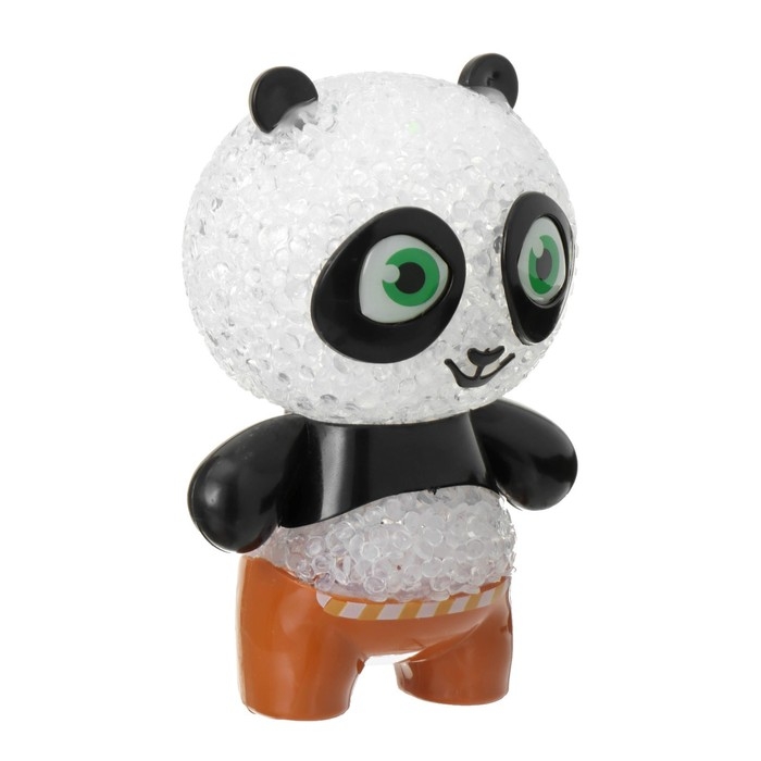 Ночник "Панда" LED RGB от батареек 3хLR44  7х7х11см RISALUX