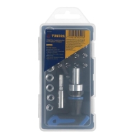 Отвертка с набором бит и торцевых головок ТУНДРА, в пластиковом кейсе, 1/4", 26 предметов Отвертка с набором бит и торцевых головок ТУНДРА, в пластиковом кейсе, 1/4", 26 предметов