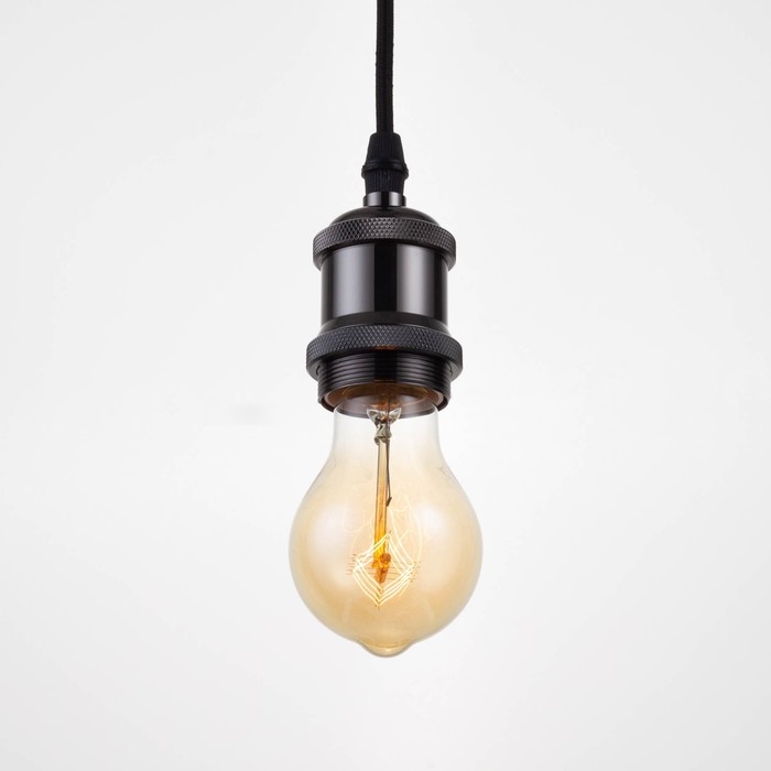 Светильник BayerLux Светильник BayerLux "Эдиссон" Е27 60Вт черный хром 10х10х100см