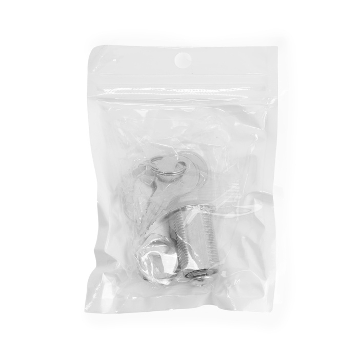 Замок почтовый ТУНДРА LC2, 17х30х50 мм, 2 английских ключа, хром Замок почтовый ТУНДРА LC2, 17х30х50 мм, 2 английских ключа, хром