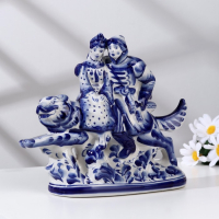 Сувенир "Иван Царевич на сером Волке" 25х10х20,5 см, гжель Сувенир "Иван Царевич на сером Волке" 25х10х20,5 см, гжель