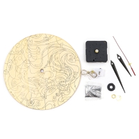 Часы своими руками. Часы - расскраска под роспись &laquo;Лиса&raquo;, новогодний набор для творчества