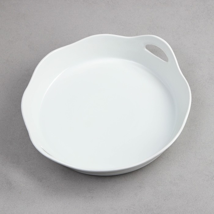 Форма для запекания Sezar, 1.3 л, фарфор, Иран Форма для запекания Sezar, 1.3 л, фарфор, Иран