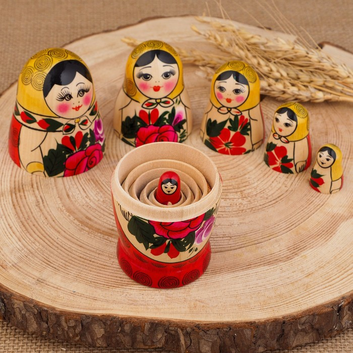 Матрёшка Матрёшка "Семёновская", 6 кукольная, высшая категория