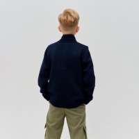 Кардиган для мальчика на молнии MINAKU цвет тёмно-синий, рост 98 Кардиган для мальчика на молнии MINAKU цвет тёмно-синий, рост 98