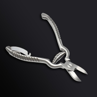 Кусачки педикюрные &laquo;Premium&raquo;, с фиксатором, усиленные, 13,8 см, длина лезвия - 19 мм, цвет серебристый