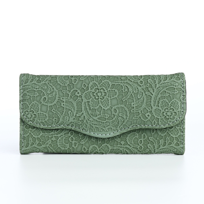 Кошелёк женский на магните, цвет зелёный Кошелёк женский на магните, цвет зелёный