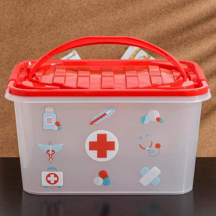 Аптечка «Доктор+», 15 л, прямоугольная Аптечка «Доктор+», 15 л, прямоугольная