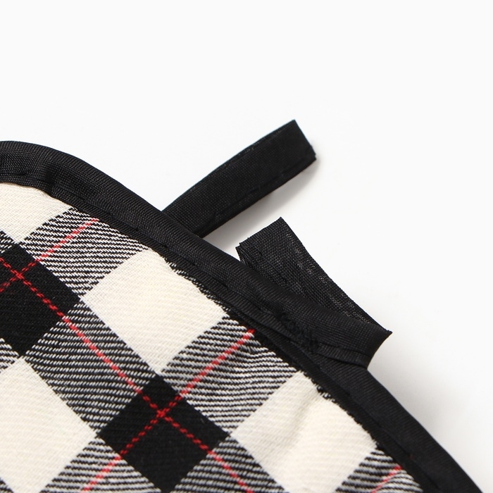 Кух.набор 2 пр. Этель Клетка цв.черный прих.17*17см, варежка-прихв. 26*16см,100%п/э Кух.набор 2 пр. Этель Клетка цв.черный прих.17*17см, варежка-прихв. 26*16см,100%п/э