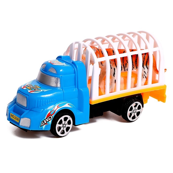 Грузовик инерционный &laquo;Перевозчик&raquo;, с животным, МИКС