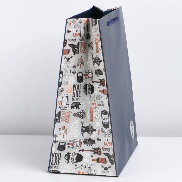 Пакет подарочный ламинированный вертикальный, упаковка, «Ты лучший», ML 23 х 27 х 11,5 см Пакет подарочный ламинированный вертикальный, упаковка, «Ты лучший», ML 23 х 27 х 11,5 см