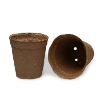 Горшок для рассады, 500 мл, d = 11 см, h = 10 см, торф, набор 20 шт., Greengo Горшок для рассады, 500 мл, d = 11 см, h = 10 см, торф, набор 20 шт., Greengo