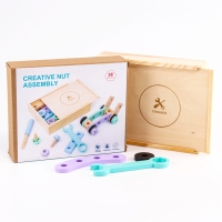 Деревянный конструктор &laquo;Маленький строитель&raquo;, 21,3 &times; 17,5 &times; 4,5 см