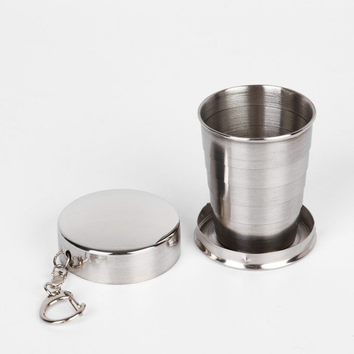 Подарочный набор 4 в 1: фляжка 900 мл, 3 складных стакана по 70 мл, в чехле