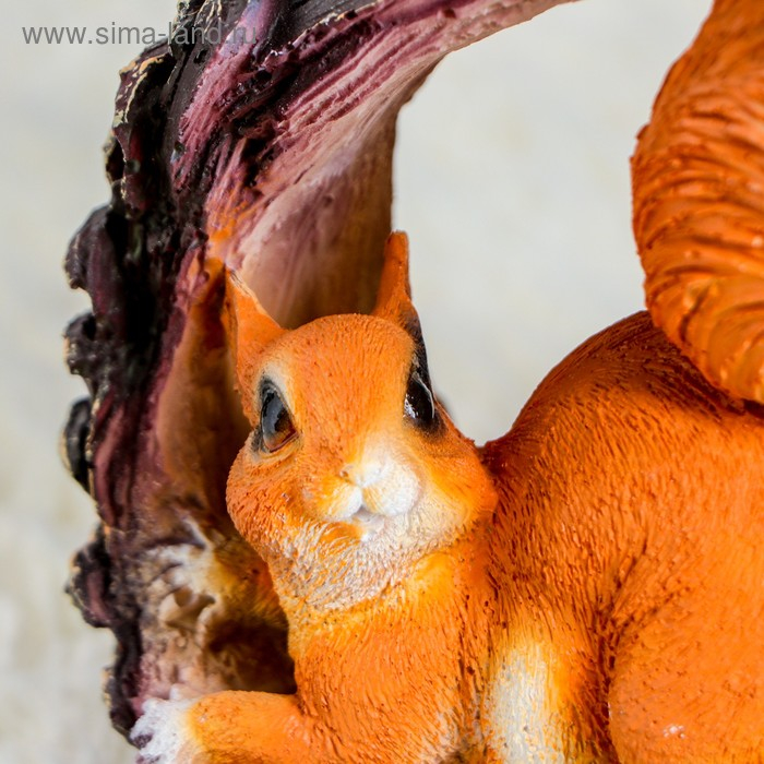 Садовая фигура Садовая фигура "Белка в шишке" 25х20х14см