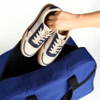 Сумка дорожная на молнии TEXTURA, большой размер, цвет синий Сумка дорожная на молнии TEXTURA, большой размер, цвет синий