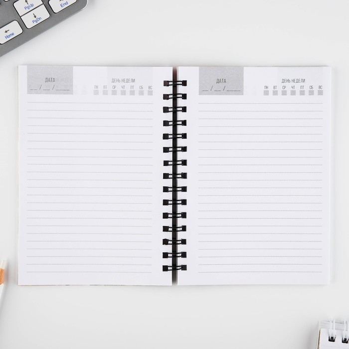 Подарочный набор: блокнот А6, 60 листов и магнитные закладки 2 шт &laquo;Учителю: Лучший учитель&raquo;