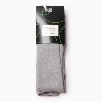 Колготки детские махровые, цвет светло-серый меланж, рост 134-140 см