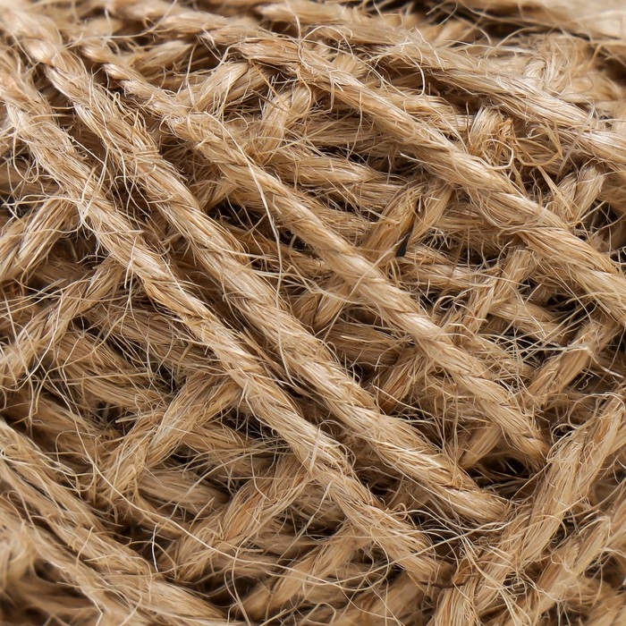 Пряжа 100% джут Пряжа 100% джут "Натуральный" 30 метров, толщина 0,15 см 6х6х4 см