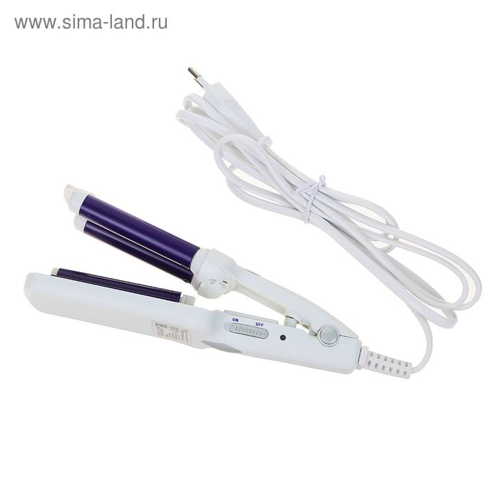 Плойка Galaxy GL 4619, 35 Вт, керамическое покрытие, d=10 мм, 180°С, белая Плойка Galaxy GL 4619, 35 Вт, керамическое покрытие, d=10 мм, 180°С, белая