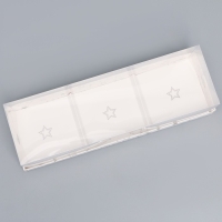 Коробка кондитерская для муссовых пирожных &laquo;Звёздочки&raquo;, 27 х 8.6 х 6.5 см