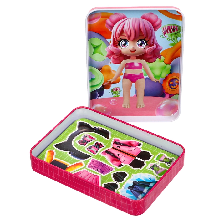 Магнитный набор &laquo;Мир аниме&raquo;, в жестяной коробке