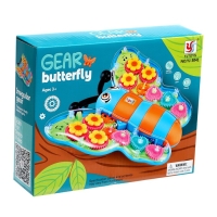 Бабочка &laquo;Шестерёнка&raquo;, работает от батареек, свет