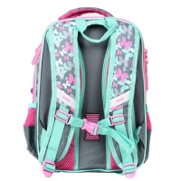 Рюкзак каркасный 39 х 29 х 17 см, серый/бирюзовый ACR22-179-11 Рюкзак каркасный 39 х 29 х 17 см, серый/бирюзовый ACR22-179-11