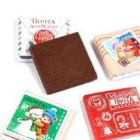 Шоколад в конверте "Полярная почта" 5 гр 4 шт