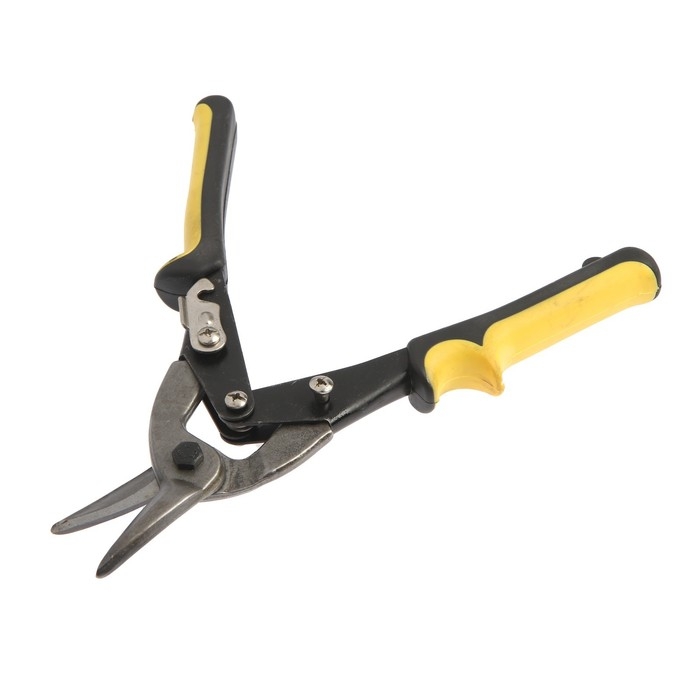 Ножницы по металлу ТУНДРА, 2К рукоятки, правый рез, 250 мм