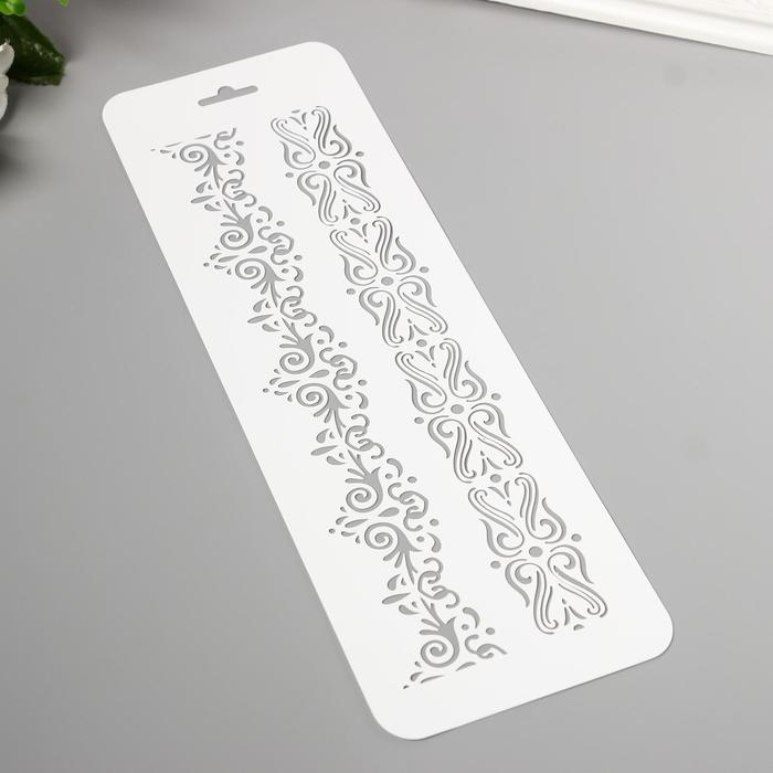 Трафарет пластиковый Трафарет пластиковый "Бордюр 27" 10 х 32 см