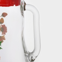 Набор питьевой &laquo;Букеты&raquo;, стеклянный, кувшин 1,7 л + 6 стаканов 230 мл, МИКС