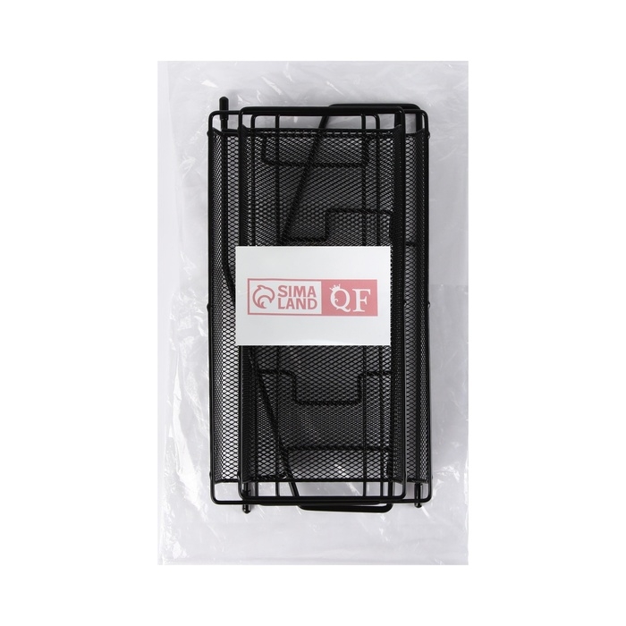 Органайзер для хранения косметических средств/принадлежностей, двухуровневый, 31 × 32 × 17 см, цвет чёрный Органайзер для хранения косметических средств/принадлежностей, двухуровневый, 31 × 32 × 17 см, цвет чёрный