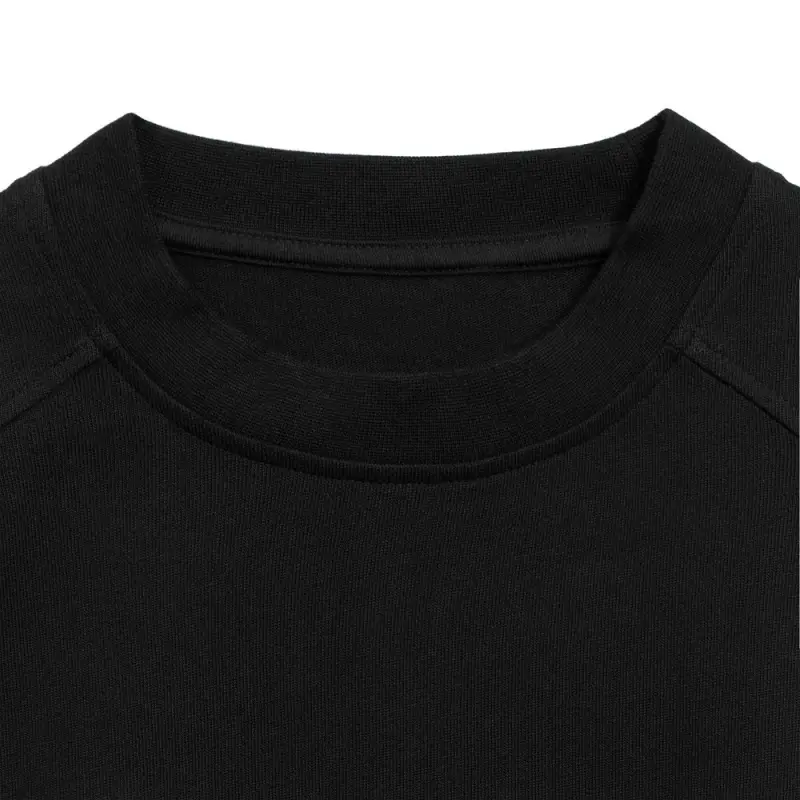 Футболка оверсайз унисекс Sideline, черная, размер XS/S