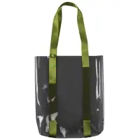 Шопер Clear Fest, прозрачный серый с зелеными ручками Шопер Clear Fest, прозрачный серый с зелеными ручками