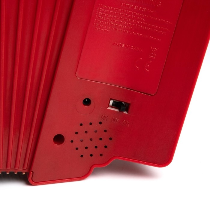 Фигура светодиодная &laquo;Волшебная гармонь&raquo;, 18.5х6.3х23 см, музыка, батарейки ААх3 (не в комплекте), USB, свечение тёплое белое