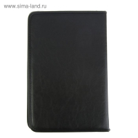 Папка деловая, искусственная кожа, для бумаг, 375 х 260 х 40 мм, "Лайт" чёрный 6Л33