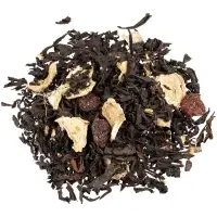 Чай &laquo;Сокочай&raquo; в зеленой декоративной банке, черный с клюквой и имбирем