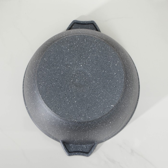 Набор посуды №1 &laquo;Гранит&raquo;, 3 предмета: сковорода d=26 см, ковш 1,7 л, кастрюля 5 л, крышки, антипригарное покрытие