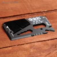 Карта выживания черная 8,5*5,5см Карта выживания черная 8,5*5,5см