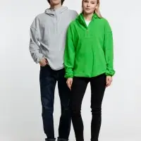 Анорак флисовый унисекс Fliska, зеленое яблоко, размер M/L