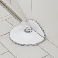 Швабра с отжимом и ведро Raccoon: плоскоя насадка из микрофибры, ведро с отжимом, 13,5 л Швабра с отжимом и ведро Raccoon: плоскоя насадка из микрофибры, ведро с отжимом, 13,5 л