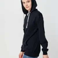 Толстовка на молнии с капюшоном Unit Siverga темно-синяя, размер S