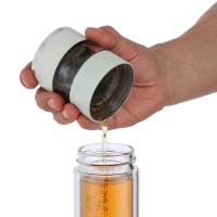 Термос-заварник, 420 мл, с термометром, белый Термос-заварник, 420 мл, с термометром, белый