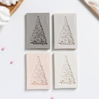 Молд новогодний &laquo;Ель нарядная&raquo;, силикон, 8&times;5&times;0,8 см, цвет МИКС